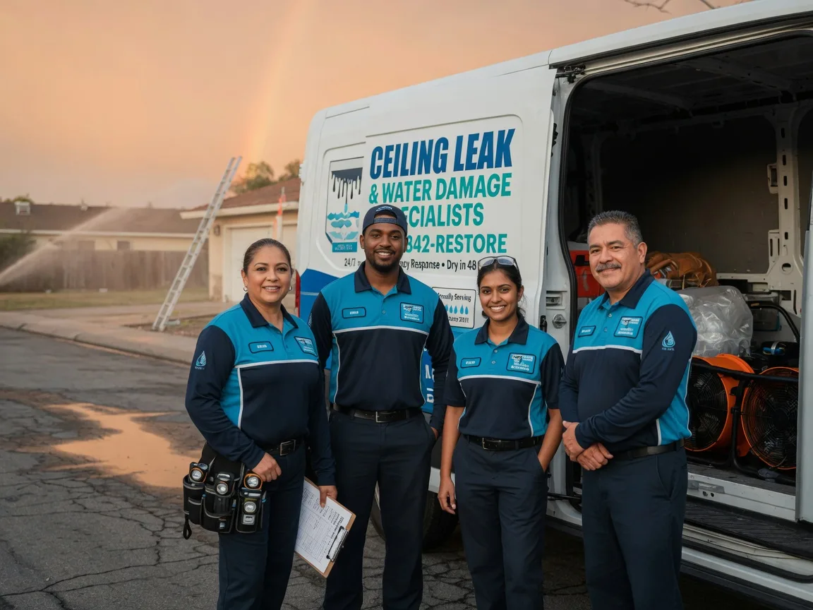 Ceiling Leak Cleanup company in Fittstown, OK